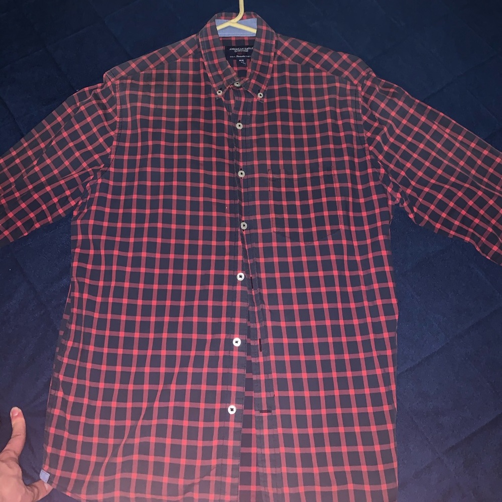 American eagle flannel prep fit